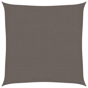 vidaXL Vela Parasole 160 g/m&sup2; Antracite 3x3 m in HDPE