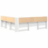 vidaXL Testata contenitore Bianco 180 cm Legno multistrato