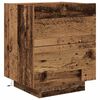 vidaXL Armadio da Notte 2 pcs Legno vecchio 45 x 40 x 55 cm