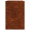vidaXL Portalegna 60x40x60 cm in Acciaio Corten