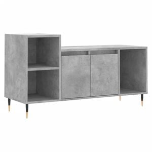 vidaXL Mobile per TV Grigio Cemento 100x35x55 cm Legno Multistrato