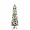 vidaXL Albero di Natale artificiale con 300 LED Bianco 210 cm
