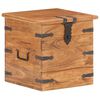 vidaXL Baule 40x40x40 cm in Legno Massello di Acacia