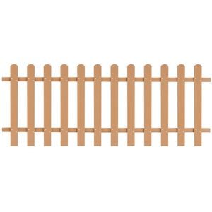 vidaXL Staccionata in WPC 200x80 cm