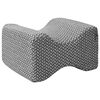 vidaXL Cuscino per il Ginocchio Grigio 26 x 21,5 x 15 cm