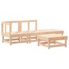 vidaXL Set Salotto da Giardino 4 pz in Legno Massello di Pino