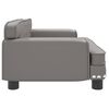 vidaXL Divano per Bambini Grigio 70x45x30 cm in Similpelle