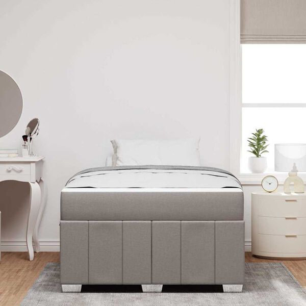 vidaXL Struttura del letto con materasso Talpa 120 x 200 cm Tessuto