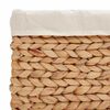 vidaXL Cesti per Stoccaggio 3 pcs Naturale 35 x 30 x 25 cm