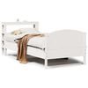 vidaXL Letto senza Materasso Bianco 90x200 cm Legno Massello di Pino