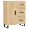 vidaXL Credenza Rovere Sonoma 69,5x34x180 cm in Legno Multistrato