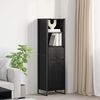 vidaXL Armadio per Libri con cassetto Rovere Nero 43 x 36 x 150.5 cm