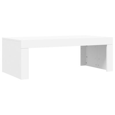 vidaXL Tavolino da Salotto Bianco 102x50x36 cm in Legno Multistrato