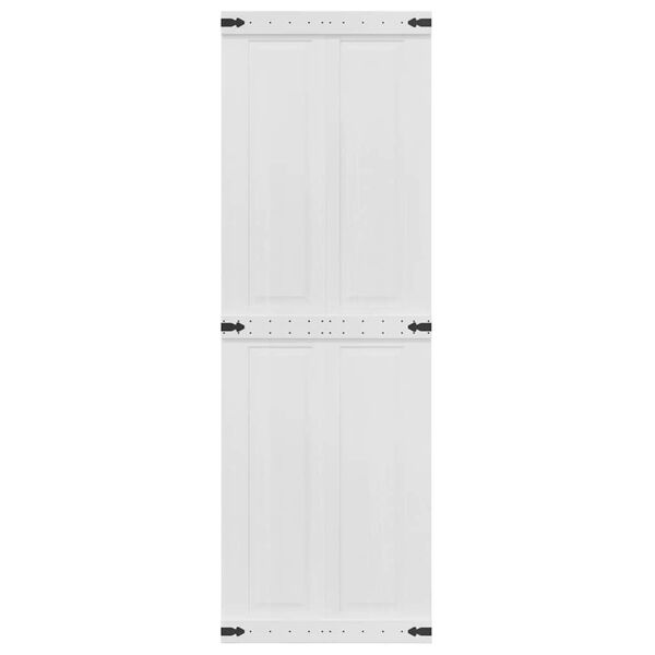 vidaXL Porta Corona Bianco 70 x 210 cm Legno multistrato