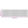 vidaXL Tappeto Rettangolare Grigio 80x300 cm in Bamb&ugrave;