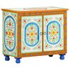 vidaXL Credenza Dipinta a Mano 70x35x60 cm in Legno di Mango