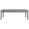 vidaXL Tavolino da Caffè 100x50x33 cm Grigio Legno Massello di Acacia