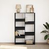 vidaXL Libreria Nera 100x33x155,5 cm in Legno Multistrato