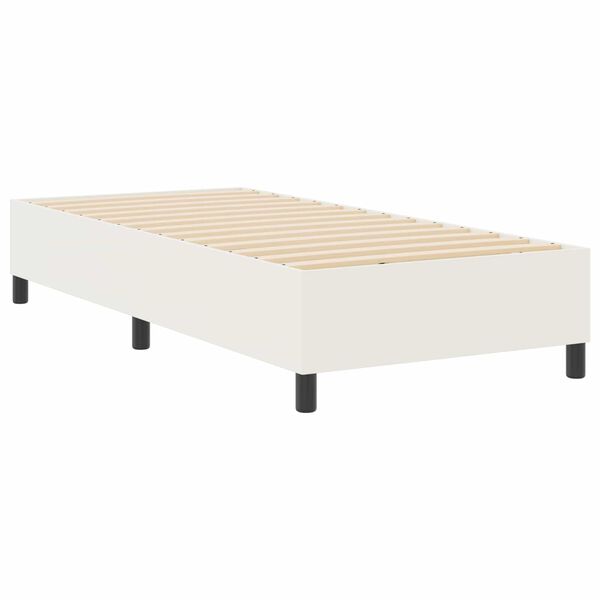 vidaXL Struttura letto piattaforma Crema 90 x 200 cm Tessuto