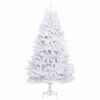 vidaXL Albero di Natale artificiale Bianco 180 cm PVC e Metallo