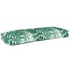 vidaXL Cuscino Foglia Motivo Foglia 100 x 40 x 8 cm Tessuto Oxford