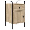 vidaXL Armadio da Notte Rovere Sonoma 35 x 36,5 x 61 cm