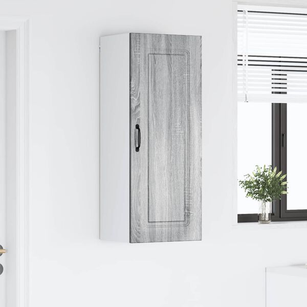 vidaXL Mobile da cucina Kalmar Grigio Sonoma 40 x 31 x 100 cm