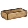 vidaXL Vassoio 4 pcs Marrone 30 x 15 x 9 cm Legno Recuperato Massello