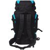 vidaXL Zaino da Escursioni XXL 75 L Nero e Blu