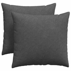 vidaXL Cuscini da Divano 2 pcs Grigio scuro 45 x 45 cm