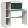 vidaXL Scatola creativa per bambini ROROS Bianco e Grigio