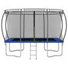 vidaXL Set Trampolino Rettangolare 335x244x90 cm 150 kg
