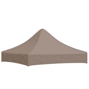 vidaXL Tetto per Tendone per Feste 2x2 m Grigio Talpa 270 g/m&sup2;
