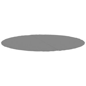 vidaXL Telo Sotto Piscina Grigio Chiaro &Oslash;244 cm Geotessile Poliestere