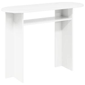 vidaXL Tavolo consolle Bianco 100 x 39,5 x 75 cm Legno ingegnerizzato