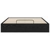 vidaXL Letto ottomano con archiviazione Rovere Nero 203 x 140 x 25 cm