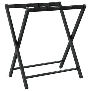 vidaXL Portabagagli Nero 68,5x38x58 cm in Bamb&ugrave;