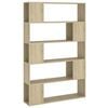 vidaXL Libreria/Divisorio Rovere Sonoma 100x24x155 cm in Truciolato