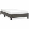 vidaXL Giroletto senza Materasso Grigio Scuro 90x190 cm Velluto