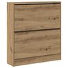 vidaXL Mobile per scarpe 80 x 21 x 87,5 cm Legno multistrato