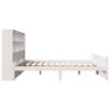 vidaXL Letto Libreria senza Materasso Bianco 160x200 cm Legno di Pino