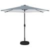 vidaXL Parasol da Giardino con Luci LED 300 x 300 cm Poliestere