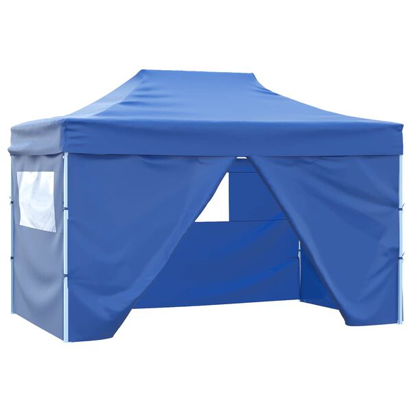vidaXL Tenda Party Blu 280 x 410 x 315 cm Tessuto Oxford