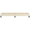 vidaXL Struttura Letto a Rete a Molle Crema 100x200 cm in Similpelle