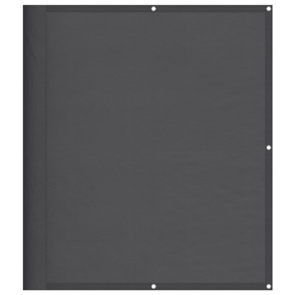 vidaXL Paravento da Balcone Antracite 120x800cm 100% Poliestere Oxford