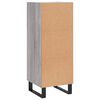 vidaXL Credenza Grigio Sonoma 34,5x34x90 cm in Legno Multistrato