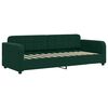 vidaXL Divano Letto Estraibile Cassetti Verde Scuro 80x200cm Velluto
