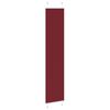 vidaXL Tenda Plissettata Rosso Bordeaux 50x200 cm Larghezza Tessuto