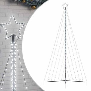 vidaXL Albero di Natale a LED 570 LED Bianco Freddo 399 cm