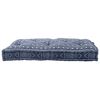 vidaXL Cuscino per Divano Stampa Indigo 120 x 80 x 12 cm Tessuto